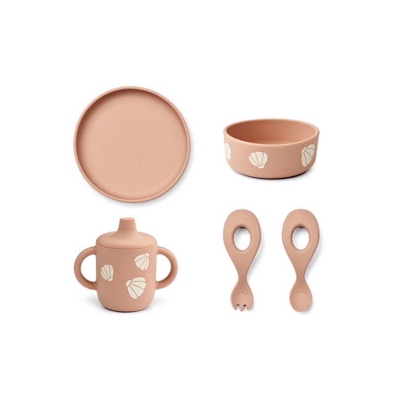 Set Repas en Silicone Shell