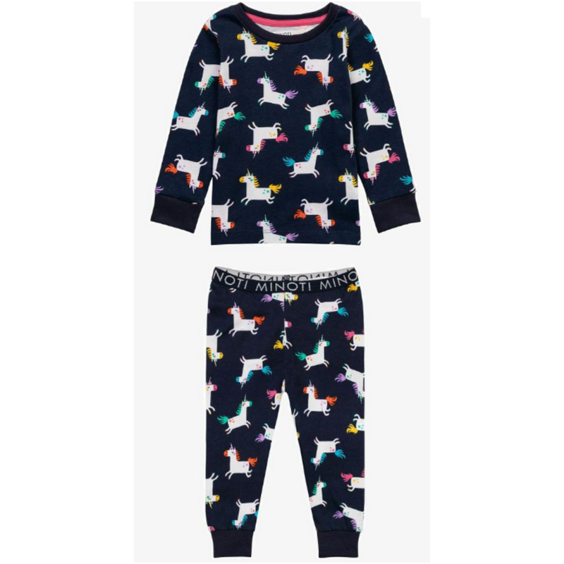 Pyjama 2P licorne marine