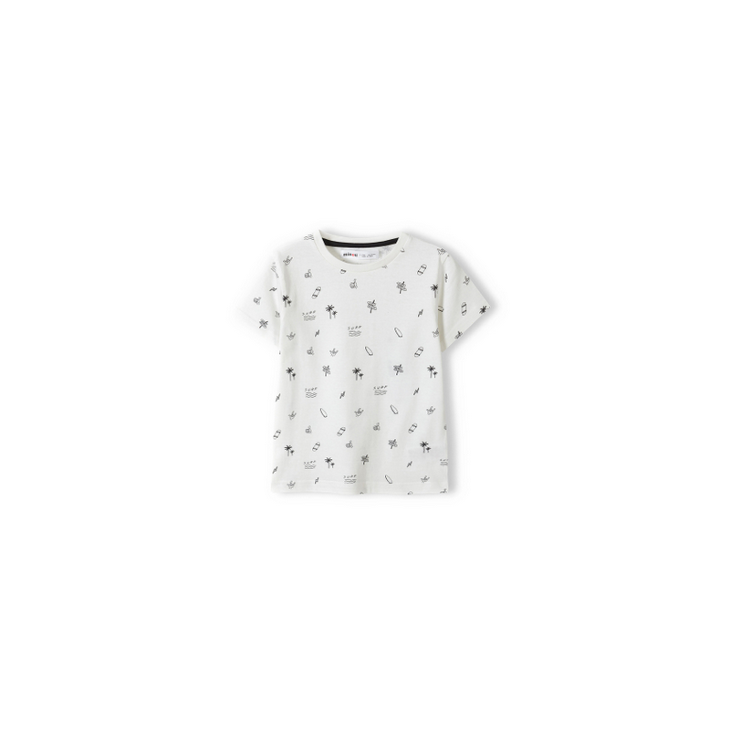 T-shirt blanc motifs