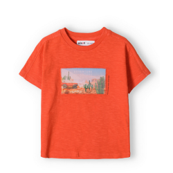 T-shirt orange patch désert