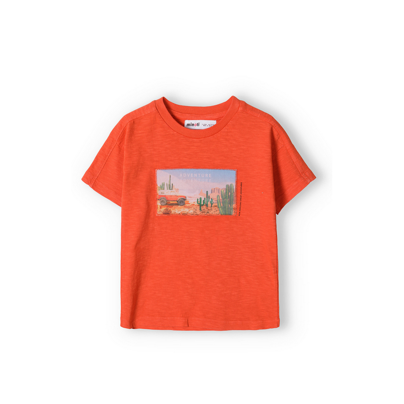 T-shirt orange patch désert