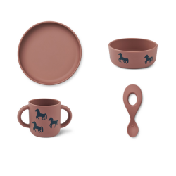 Coffret repas vivi Horse/dark rosetta