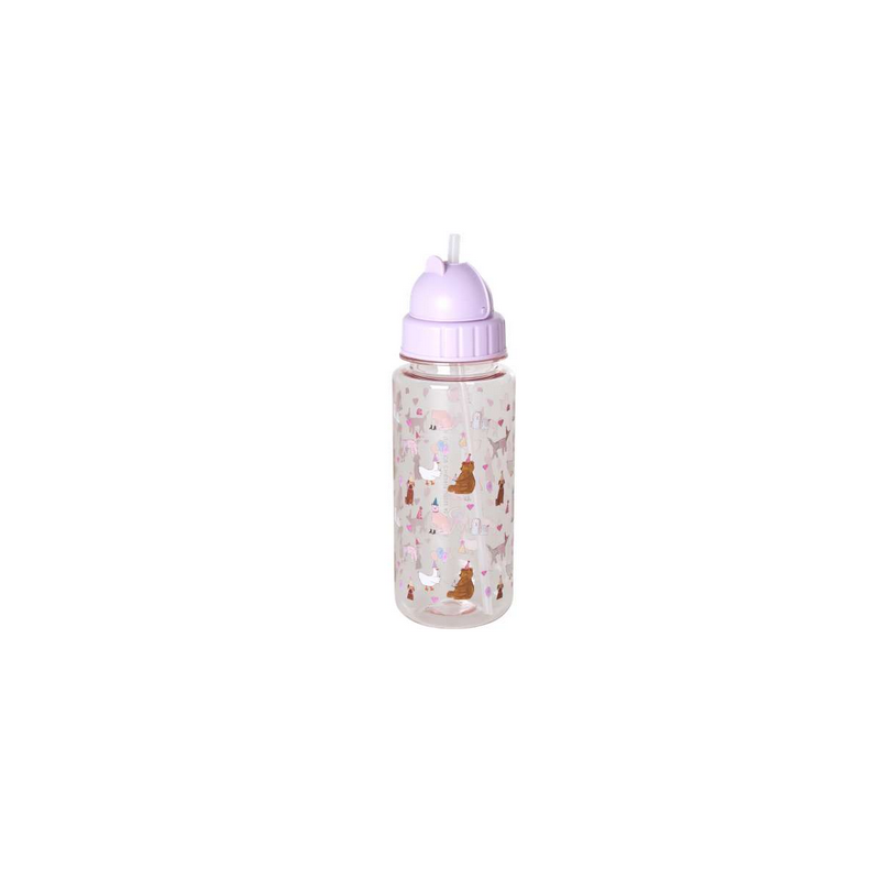 Gourde Rice 450ml - Animal print lavender