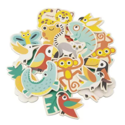 Magnets tropicaux 24 pièces