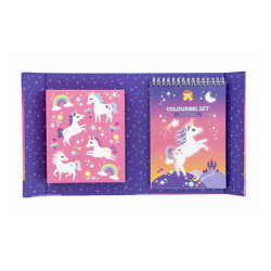 Kit et carnet de coloriage Licorne