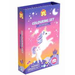 Kit et carnet de coloriage Licorne