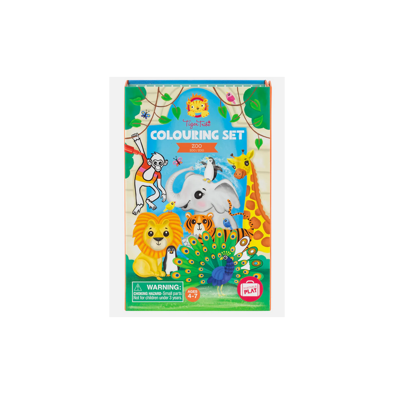 Kit et carnet de coloriage Zoo