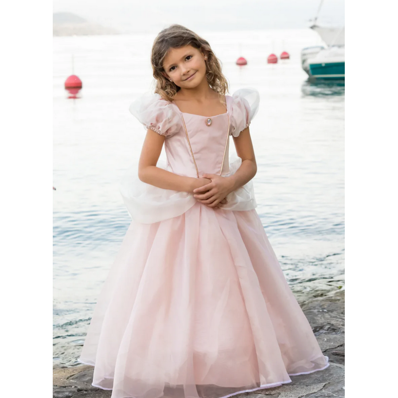 Robe de princesse antique Rose pâle