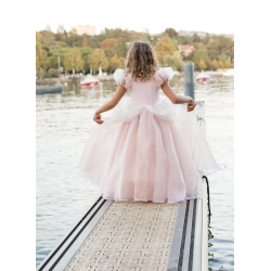 Robe de princesse antique Rose pâle