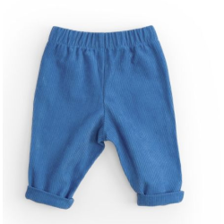 Pantalon velours côtelé bleu KAMIL