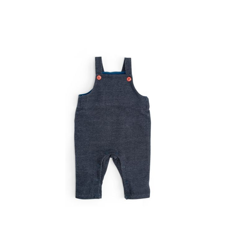 Salopette jersey molleton effet jean KALIN