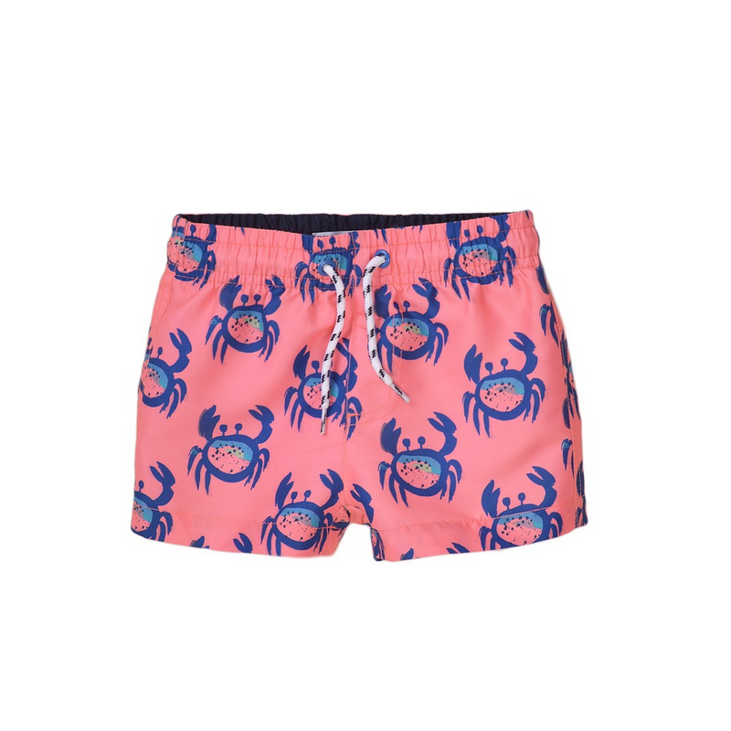 Short de bain crabes