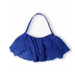 Maillot de bain 2P crochet bleu