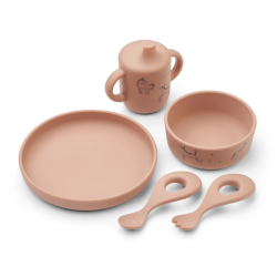 Set repas en silicone Licorne