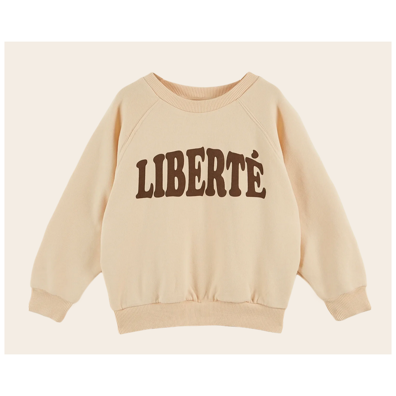 Sweat shirt Liberté brioche