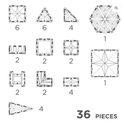 Petite pastel pack 36 pièces