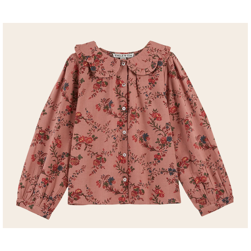 Blouse imprimé orchid rose