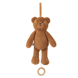 Peluche musical ourson caramel Makenna