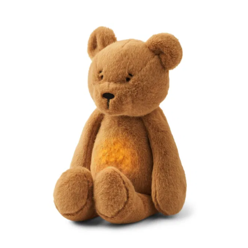 Peluche Veilleuse Musicale Hattie Ours Caramel