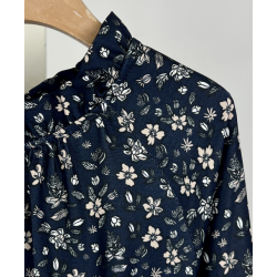 Robe fleurs marine