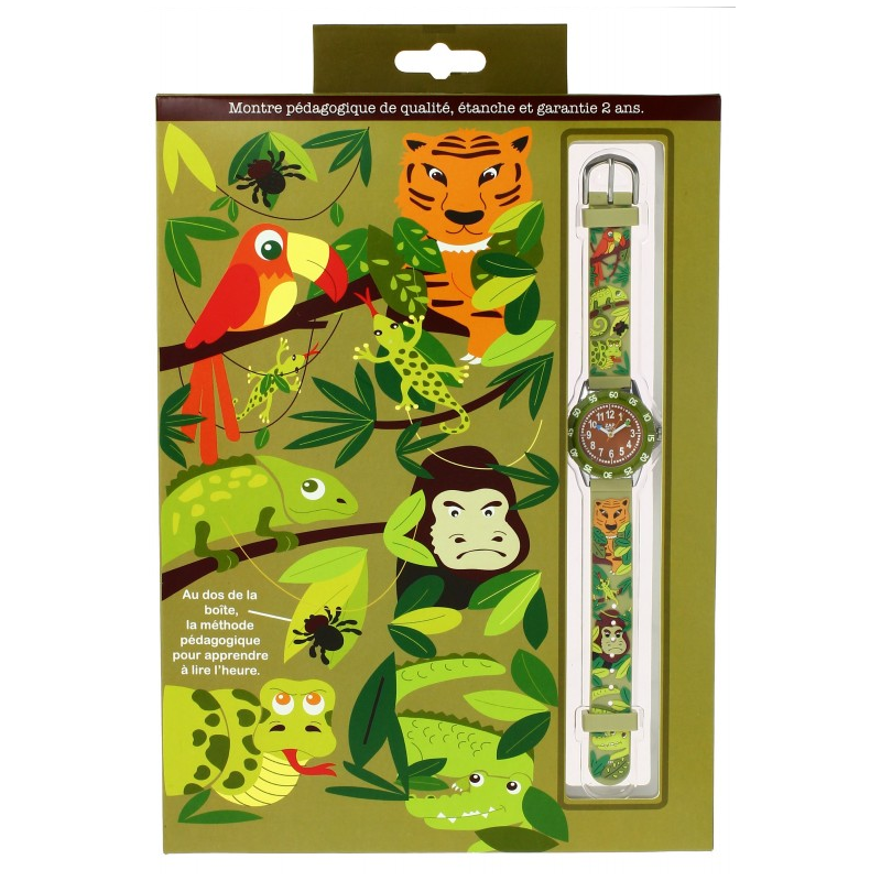 Montre pédagogique Baby watch- Jungle