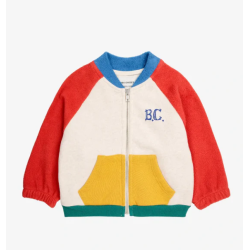 Sweatshirt zippé colorblock