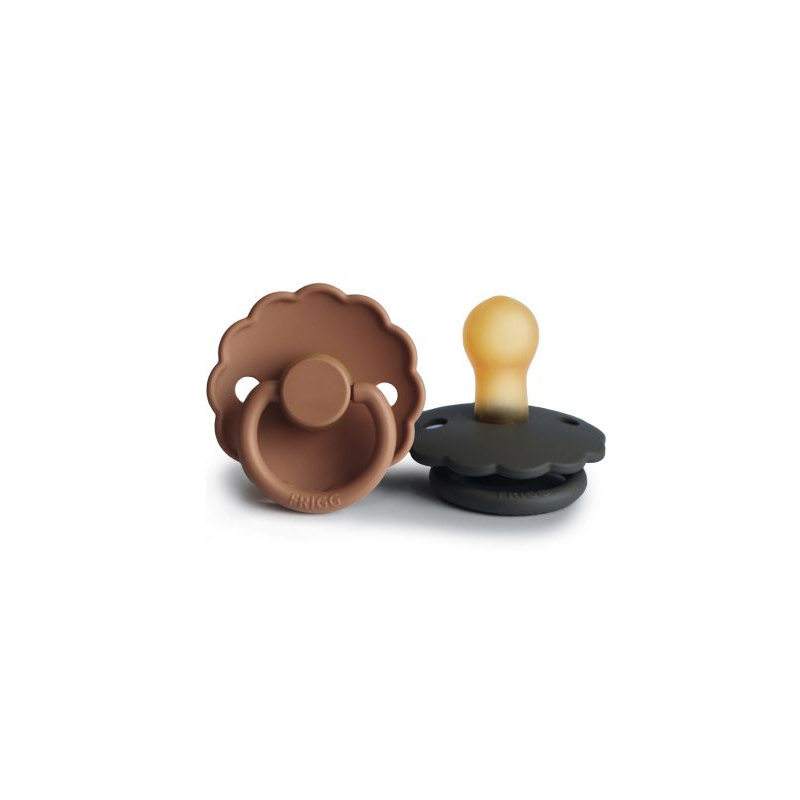 Lot de 2 Tétines Frigg Graphite / Peach Bronze