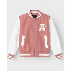 Veste bomber rose