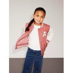 Veste bomber rose