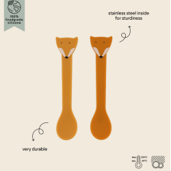 Cuillère silicone 2-pack - Mr. Fox