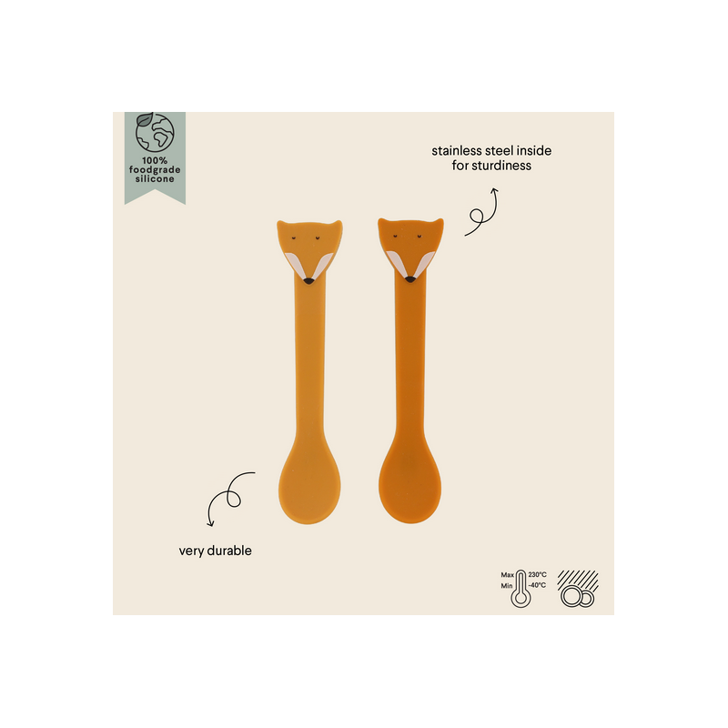 Cuillère silicone 2-pack - Mr. Fox