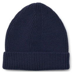 Bonnet en coton côtelé Ezra -Classic Navy