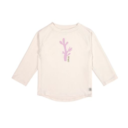 T-shirt anti-UV manches longues enfants - Coraille milky