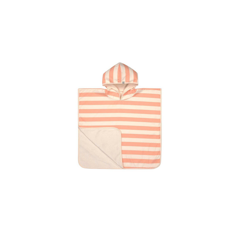 Poncho de plage MILKY/PEACH