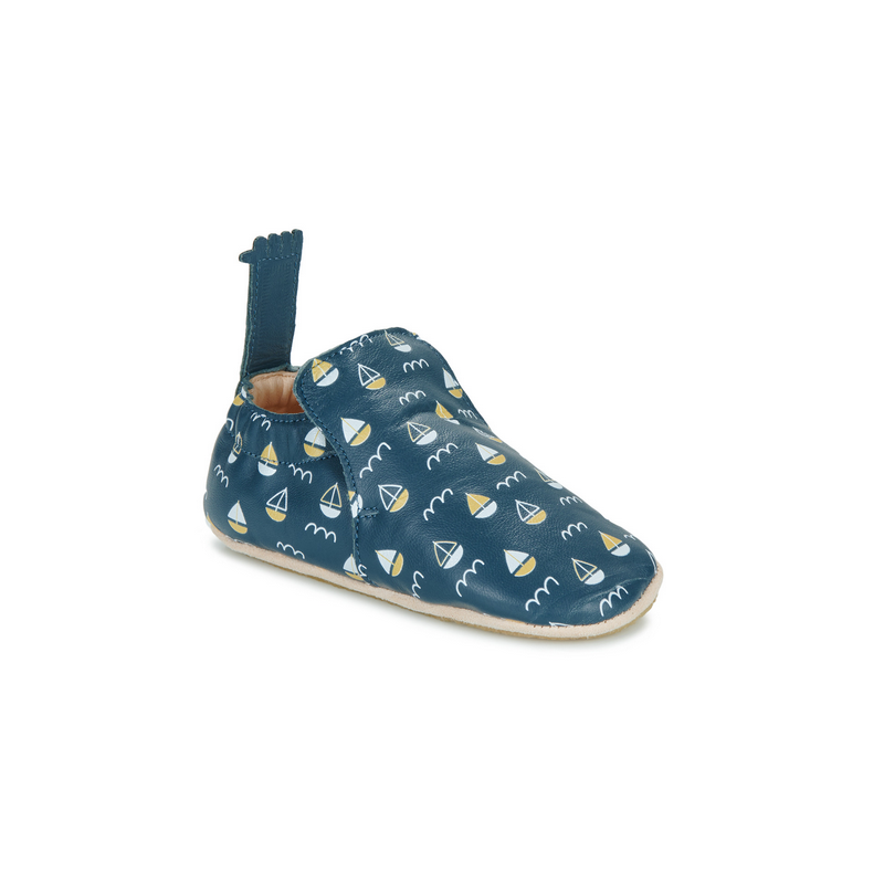 Chaussons my blublu - mou denim imprimé bateaux