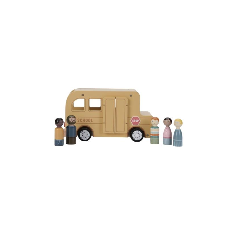 Bus Scolaire avec Figurines