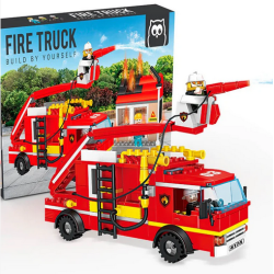 Blocs de construction de camions de pompiers 328 pieces