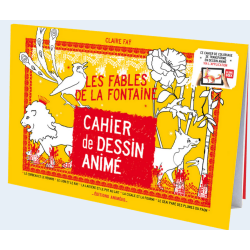 Cahier de dessin animé Les Fables de...