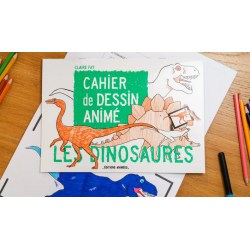 Cahier de dessin animé Les Dinosaures