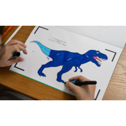 Cahier de dessin animé Les Dinosaures