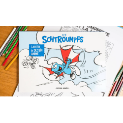 Cahier de dessin animé Les Schtroumpfs