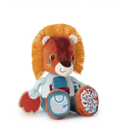 Jack Lion peluche multi activités