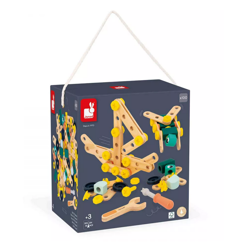 Baril Brico'Kids 100 pièces (bois)