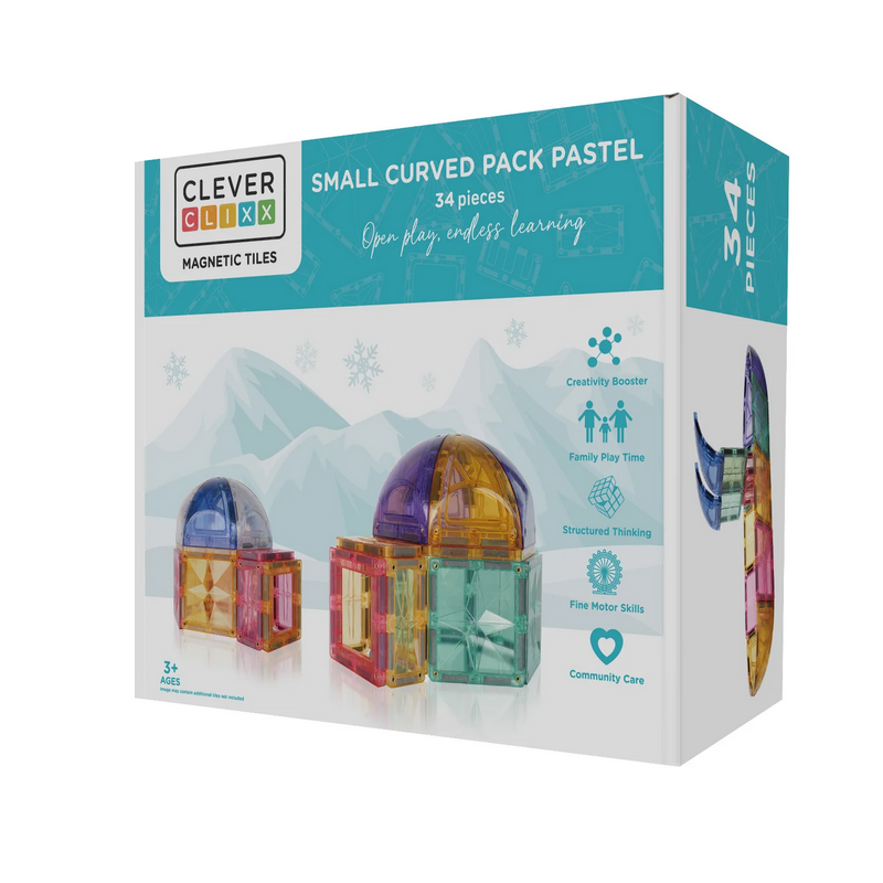 Small Curved Pack Pastel - 34 Pièces