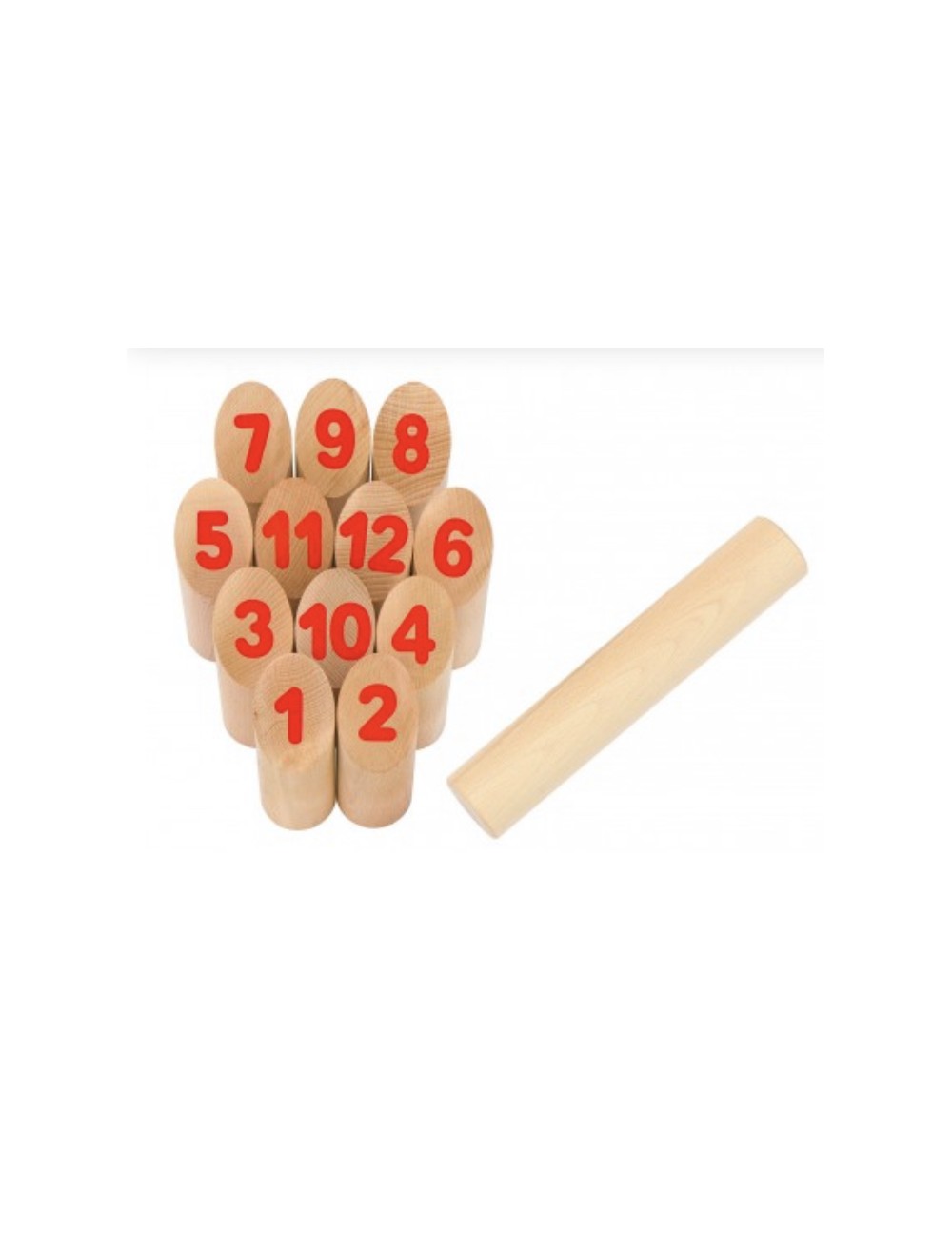 MOLKI -GOKI JEU DES VIKINGS NUMBER KUBB