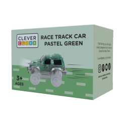 Race Track Car Pastel Green