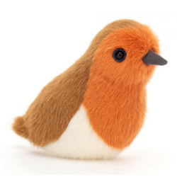 Peluche oiseau birdling Robin