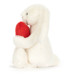 Peluche Lapin coeur rouge