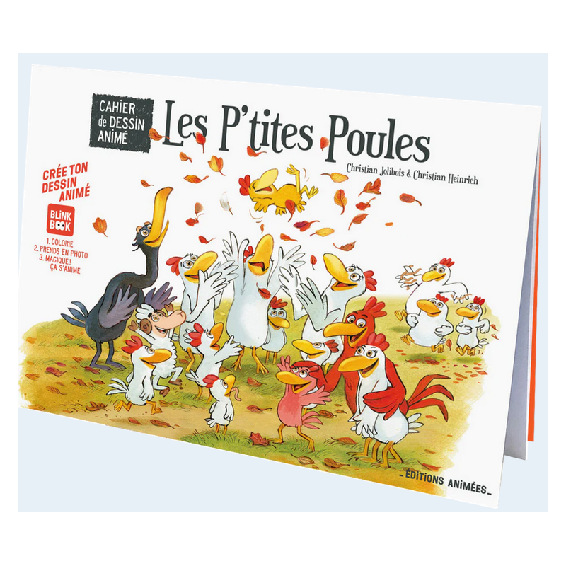 Cahier de dessin animé Les P'tites Poules