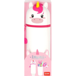 Trousse en Silicone Souple 2-en-1 - Kawaii Licorne